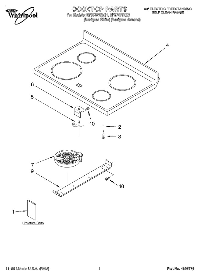 Diagram for RF374PXGQ1