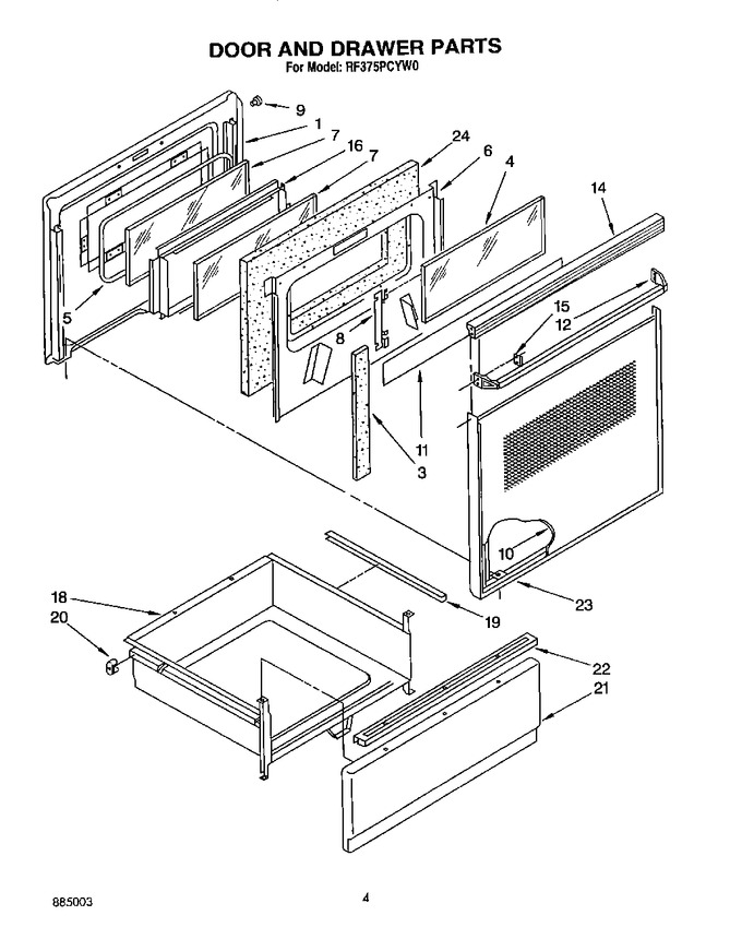 Diagram for RF375PCYN0