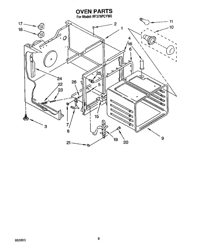 Diagram for RF375PCYN0