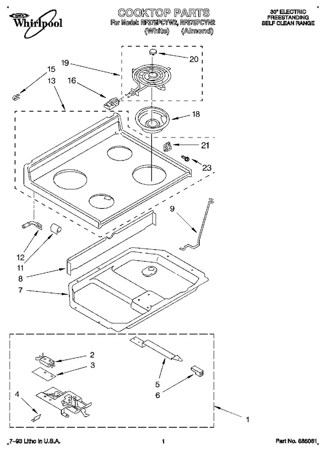 Diagram for RF375PCYN2