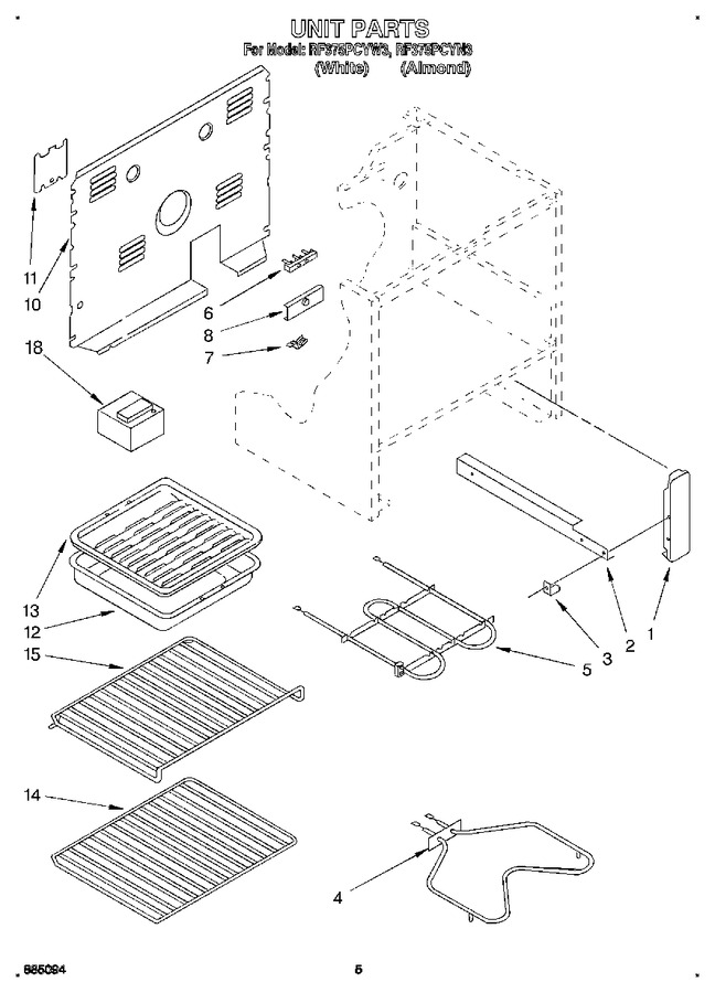 Diagram for RF375PCYN3