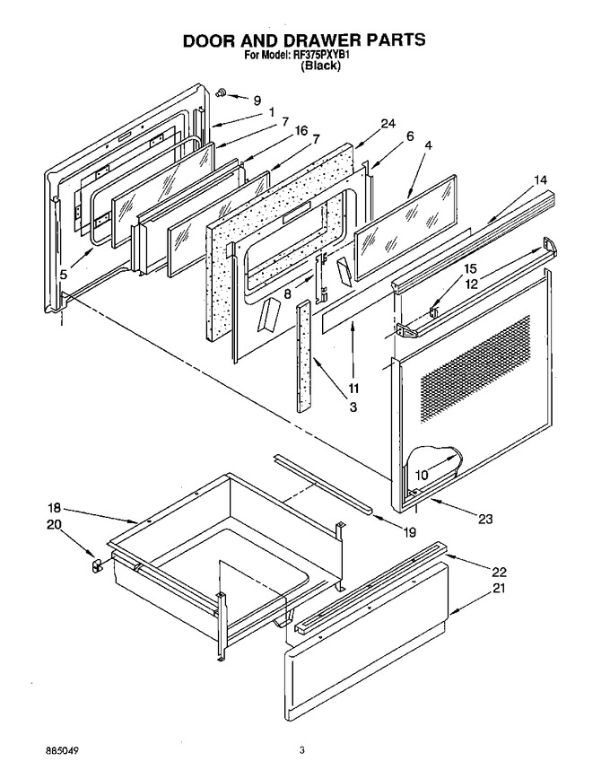 Diagram for RF375PXYB1