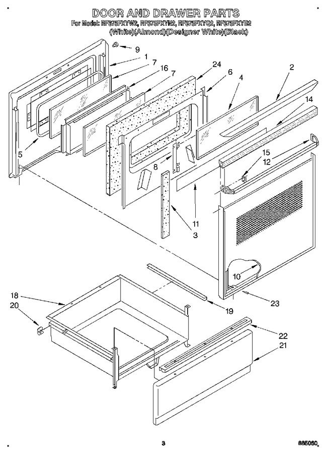 Diagram for RF375PXYW2