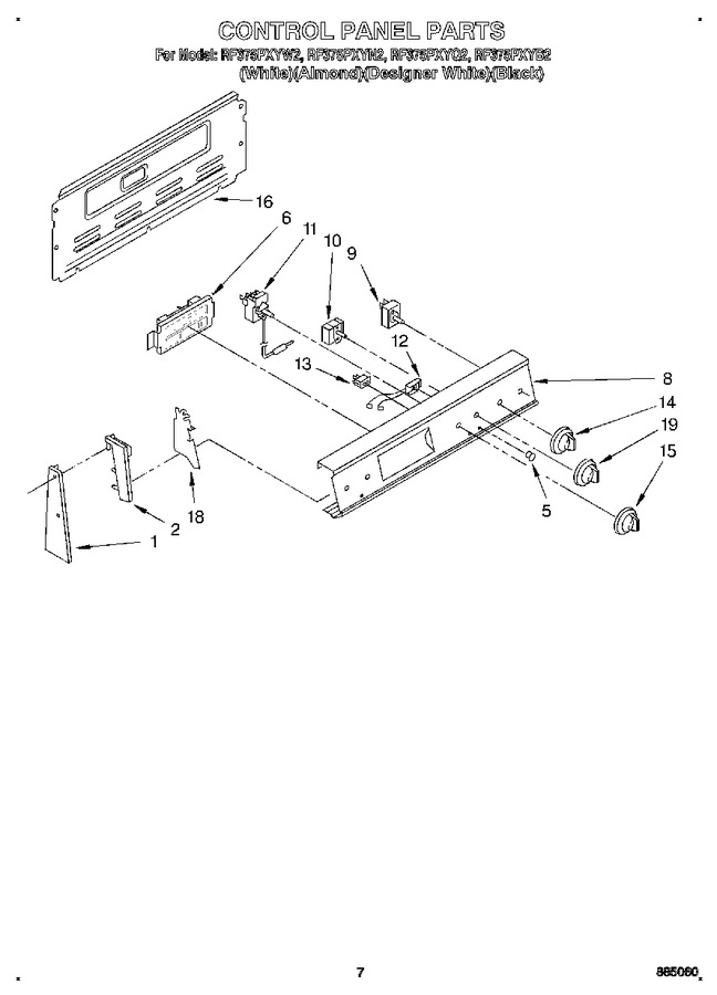 Diagram for RF375PXYW2