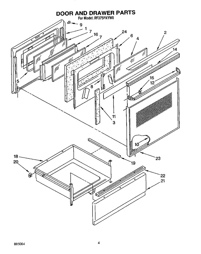 Diagram for RF375PXYQ0