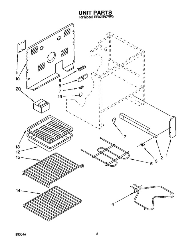 Diagram for RF376PCYW0