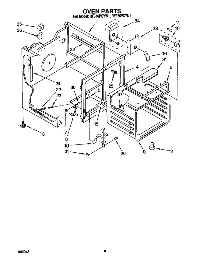 Diagram for RF376PCYN1