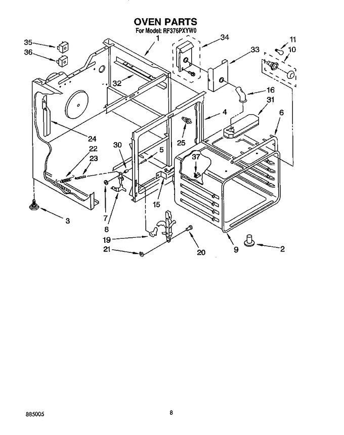 Diagram for RF376PXYB0