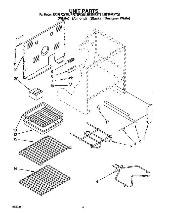 Diagram for RF376PXYQ1
