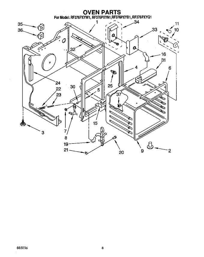 Diagram for RF376PXYQ1