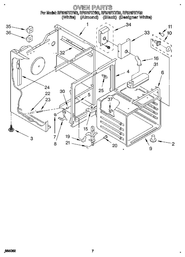 Diagram for RF376PXYQ2