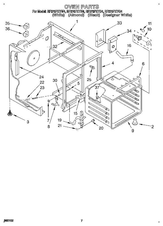 Diagram for RF376PXYW4
