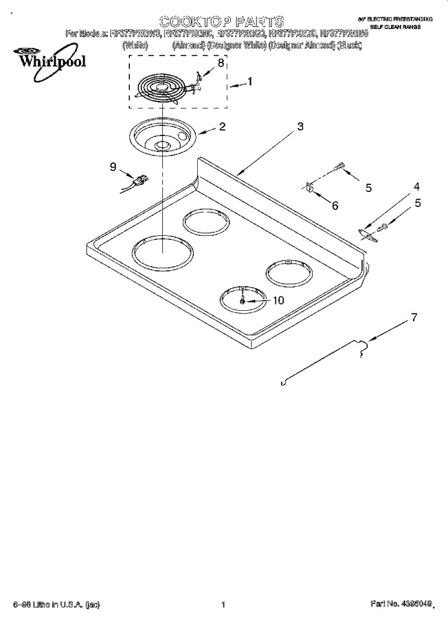 Diagram for RF377PXGN0