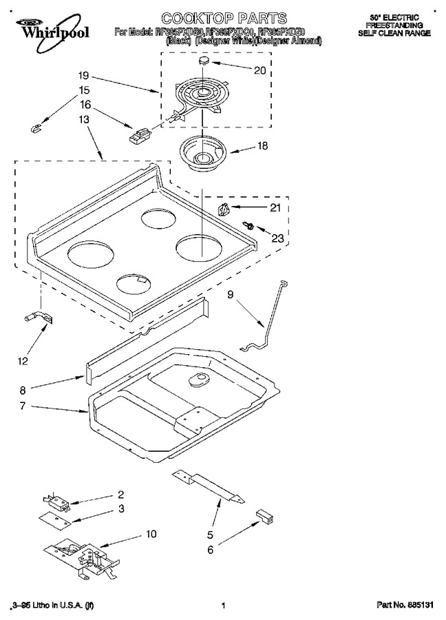 Diagram for RF385PXDB0