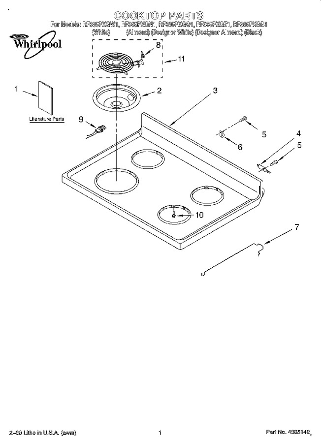 Diagram for RF385PXGQ1