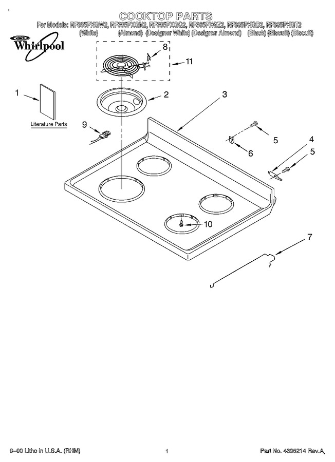 Diagram for RF385PXGW2
