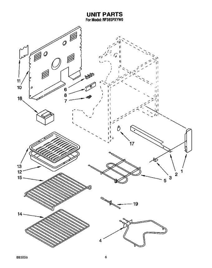 Diagram for RF385PXYW0