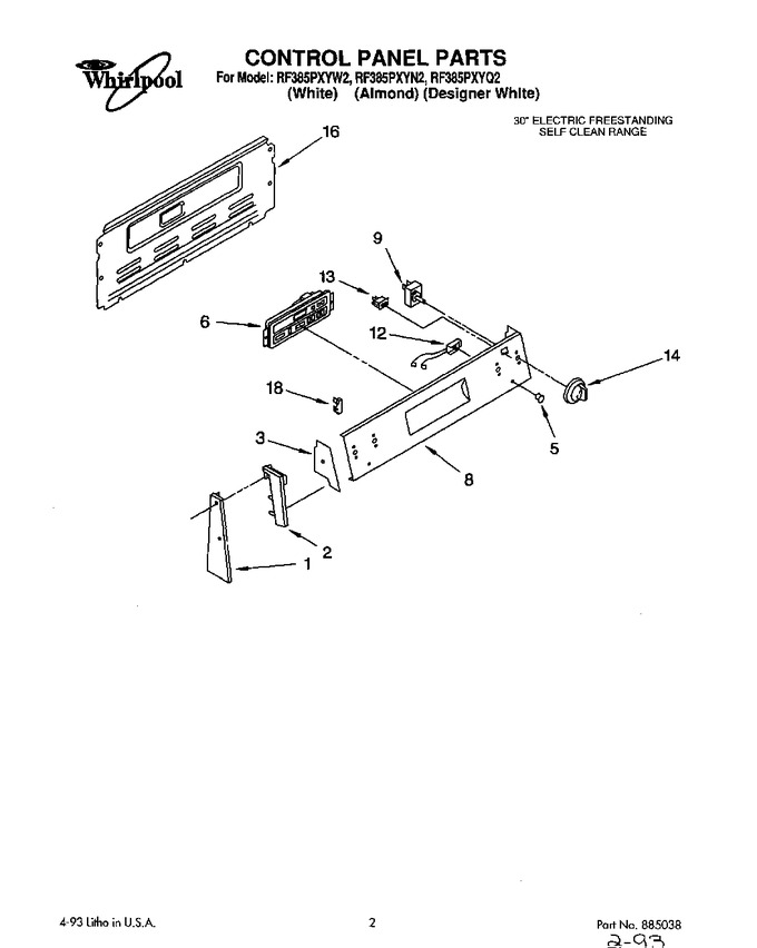 Diagram for RF385PXYQ2