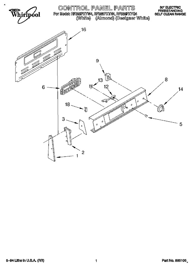 Diagram for RF385PXYQ4