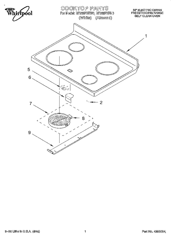 Diagram for RF386PXEN0