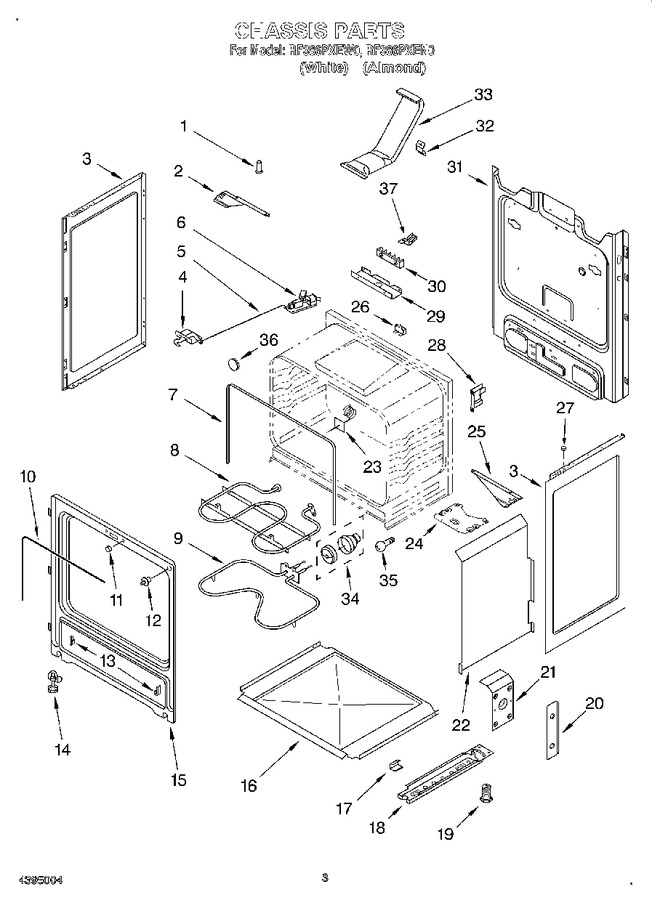 Diagram for RF386PXEN0