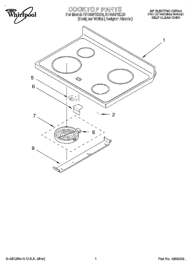 Diagram for RF386PXEQ0