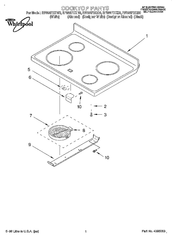 Diagram for RF386PXGZ0