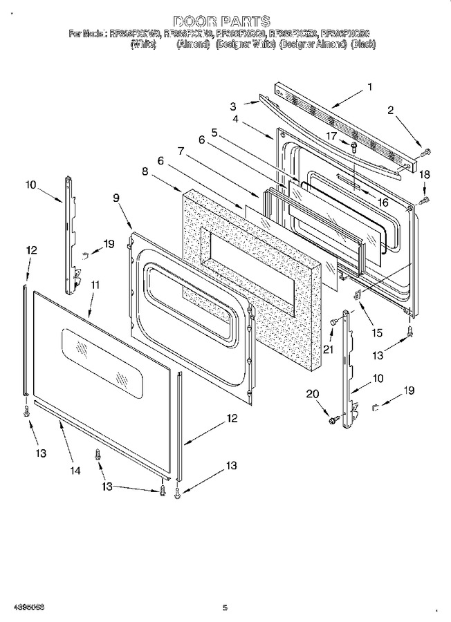 Diagram for RF386PXGZ0