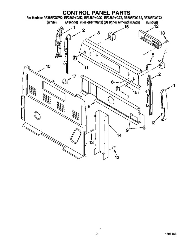 Diagram for RF386PXGW2