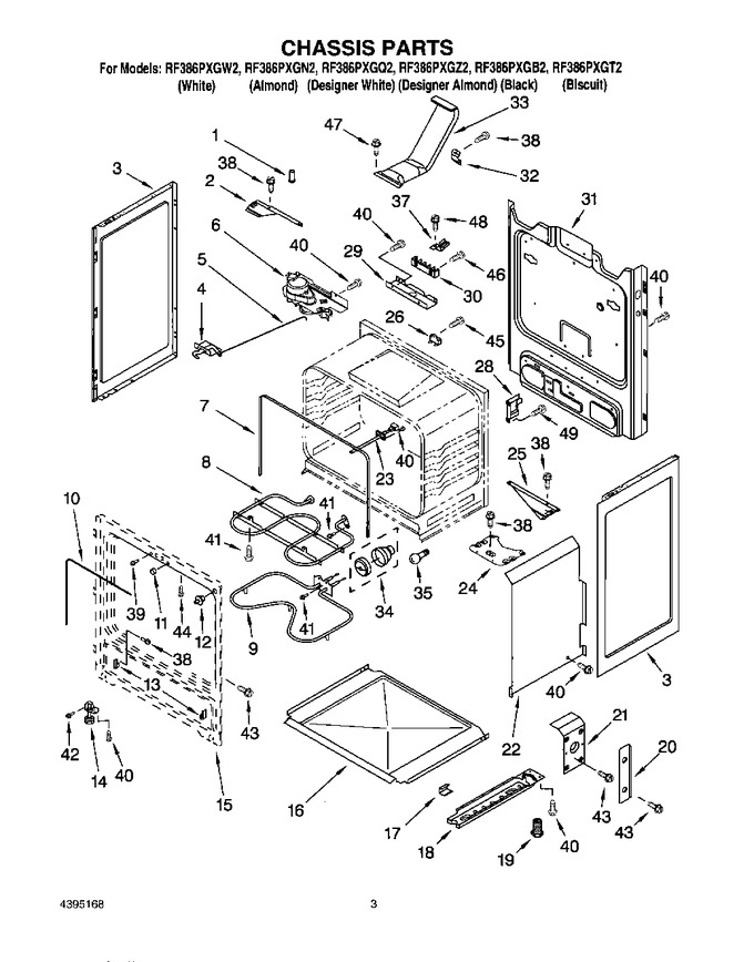 Diagram for RF386PXGW2