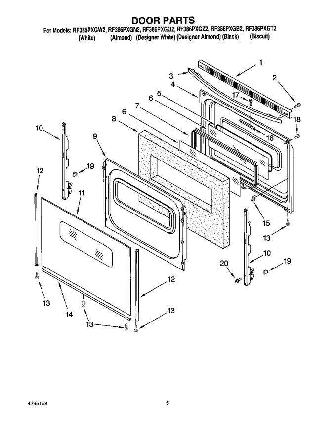 Diagram for RF386PXGW2