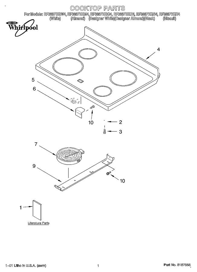 Diagram for RF386PXGW4