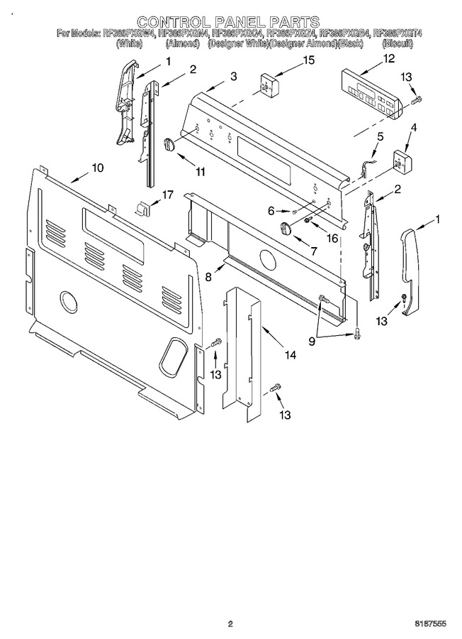 Diagram for RF386PXGW4