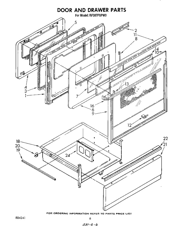 Diagram for RF387PXPW0