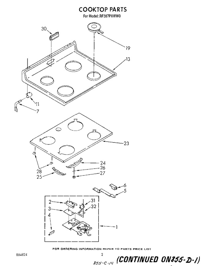 Diagram for RF387PXWW0