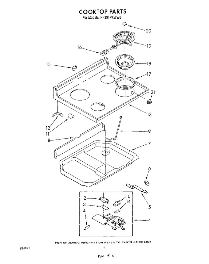Diagram for RF391PXWW0
