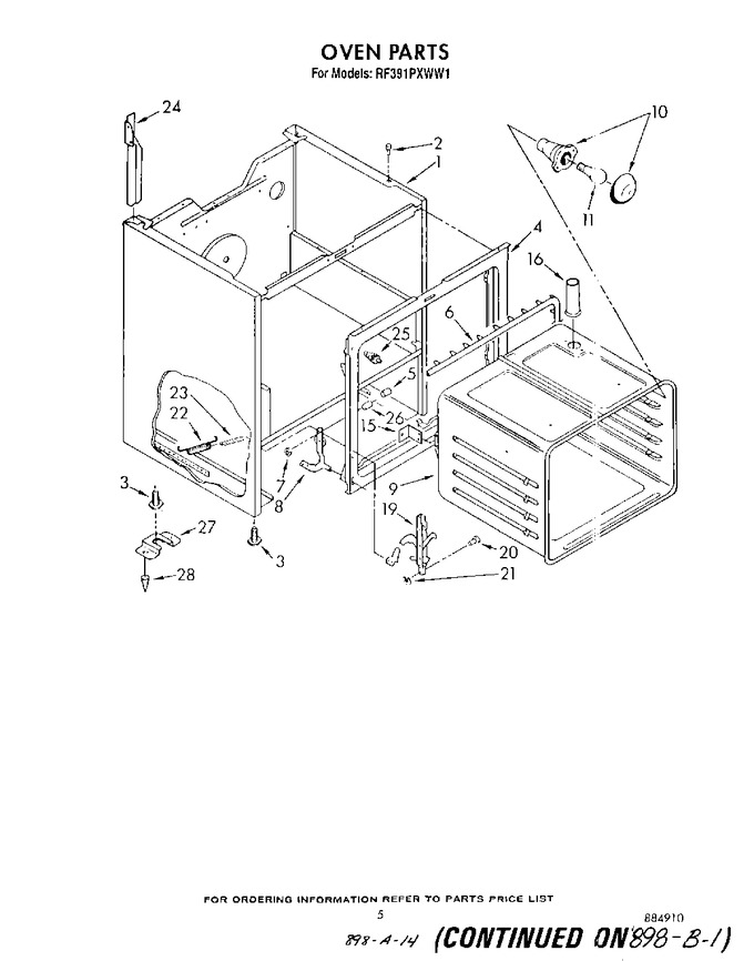 Diagram for RF391PXWW1