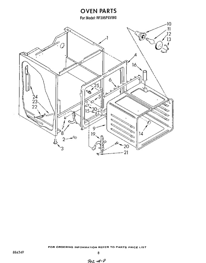 Diagram for RF395PXVW0