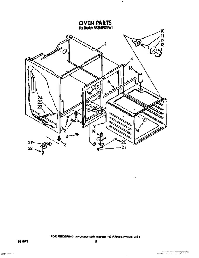 Diagram for RF395PXWW1