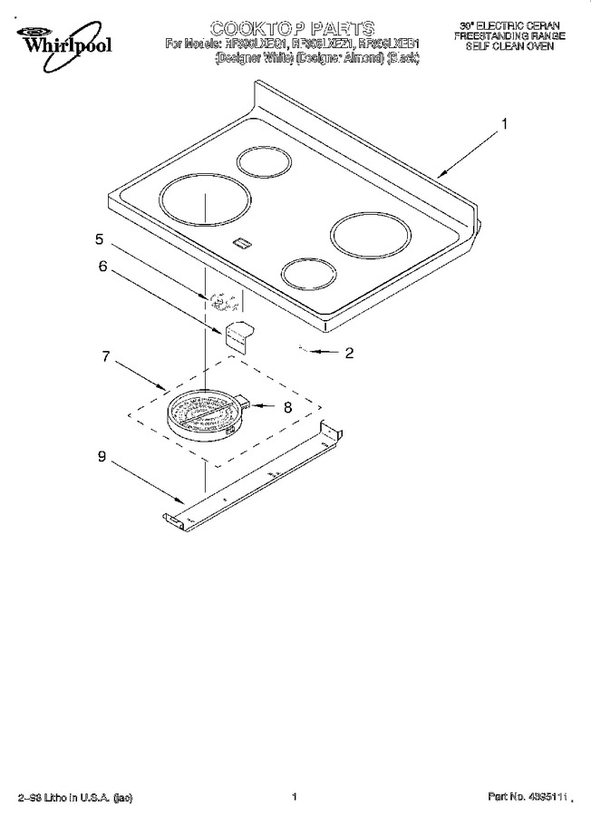 Diagram for RF396LXEQ1
