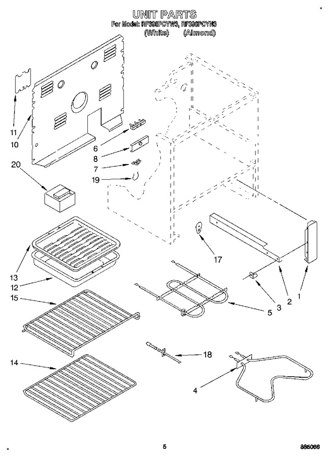 Diagram for RF396PCYW3