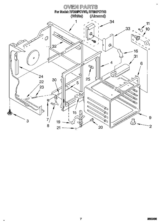 Diagram for RF396PCYW3