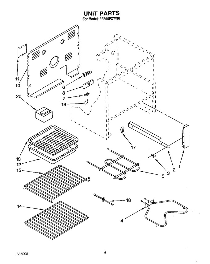 Diagram for RF396PXYQ0
