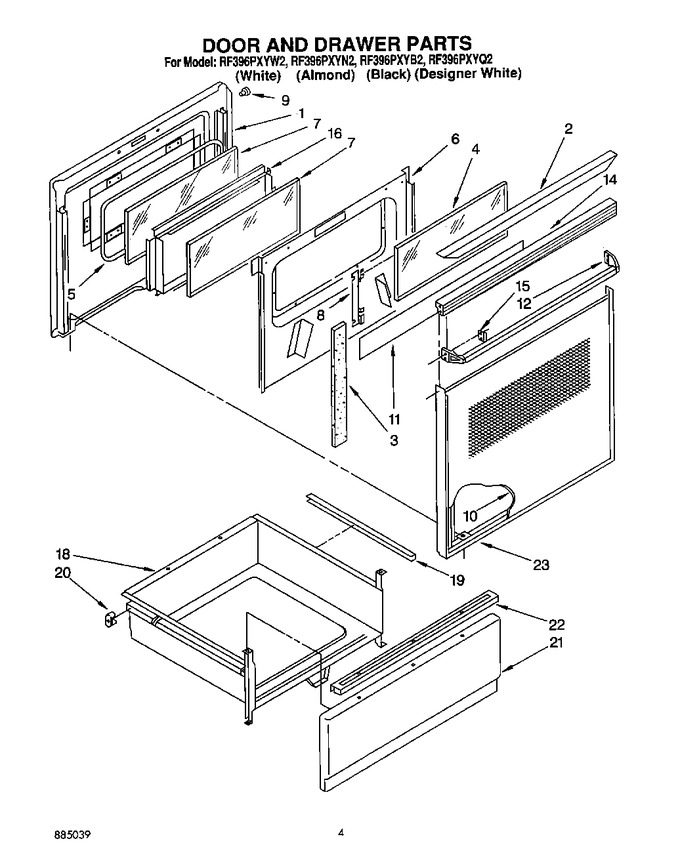 Diagram for RF396PXYB2