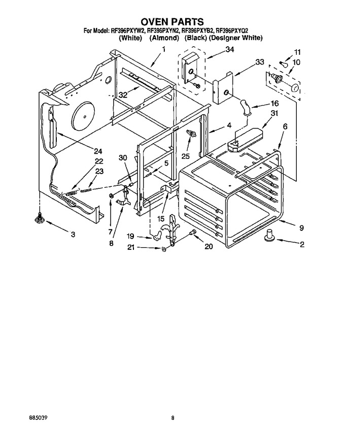 Diagram for RF396PXYW2
