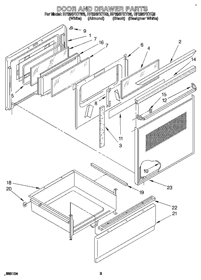 Diagram for RF396PXYB5
