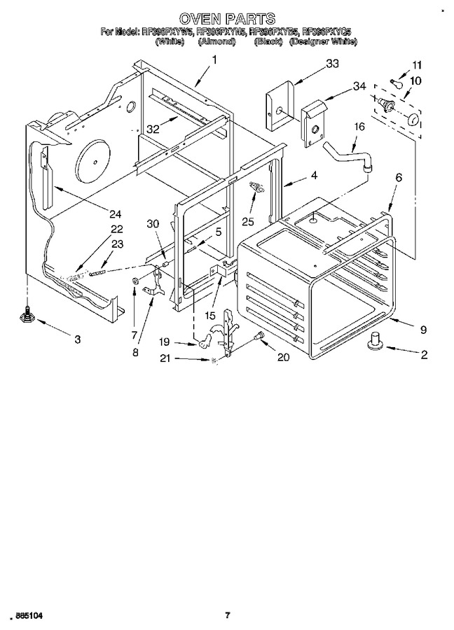 Diagram for RF396PXYN5