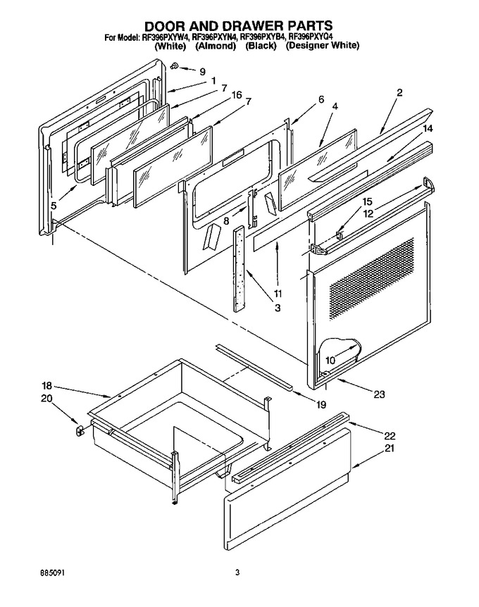 Diagram for RF396PXYW4