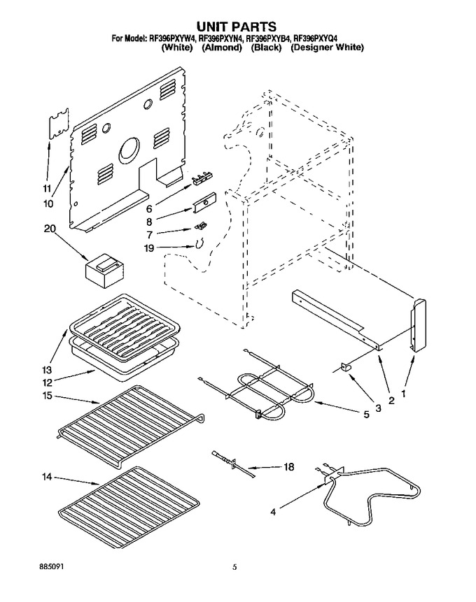 Diagram for RF396PXYW4