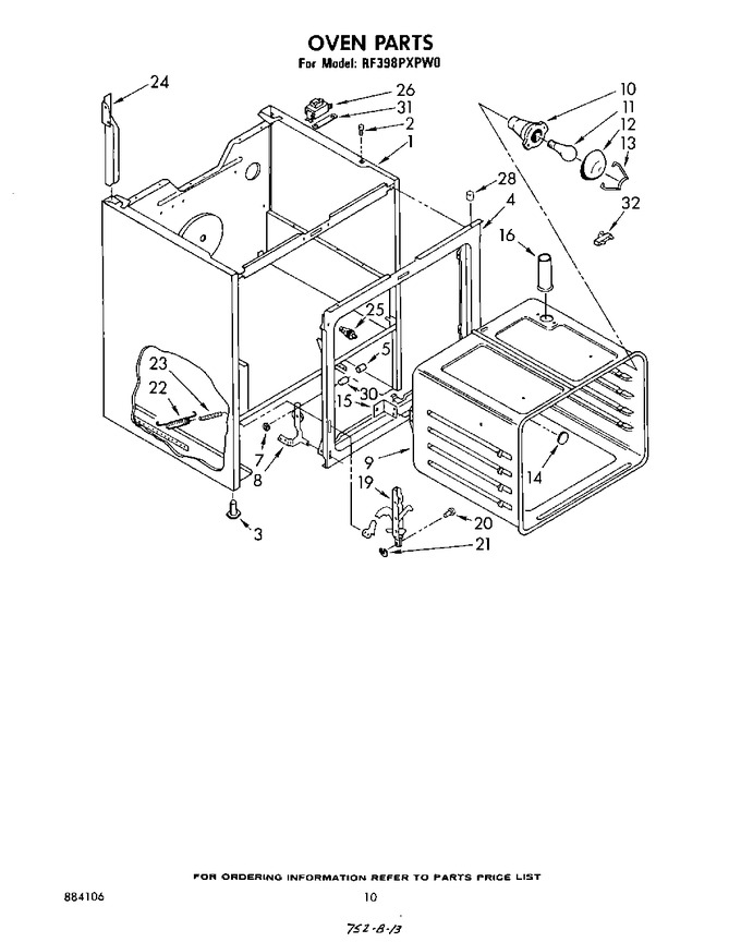 Diagram for RF398PXPW0